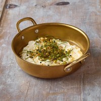 Gold Vintage Steel Round Dish 
